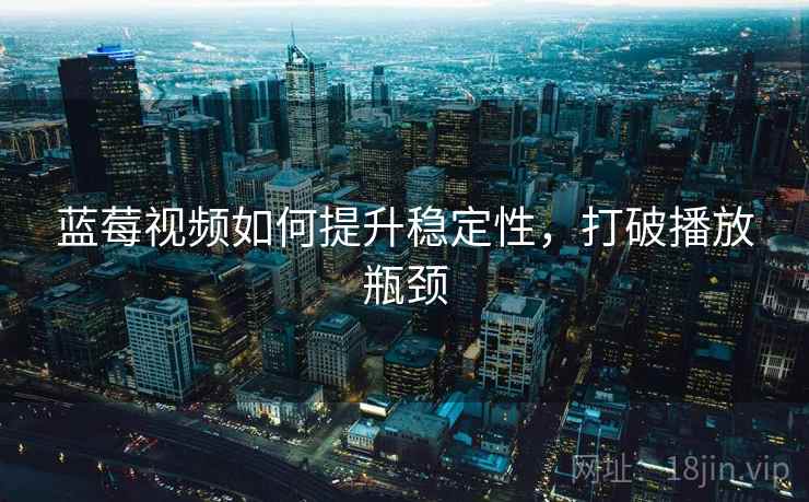 蓝莓视频如何提升稳定性，打破播放瓶颈