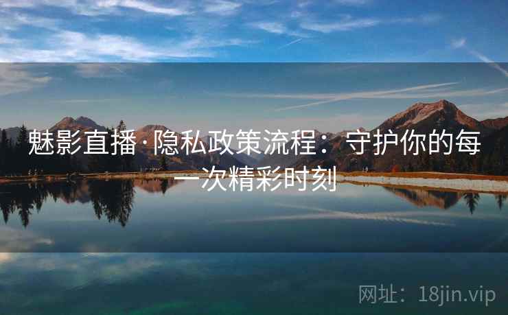 魅影直播·隐私政策流程:守护你的每一次精彩时刻 魅影直播·隐私政策流程:守护你的每一次精彩时刻