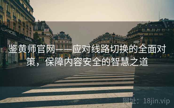 鉴黄师官网——应对线路切换的全面对策，保障内容安全的智慧之道