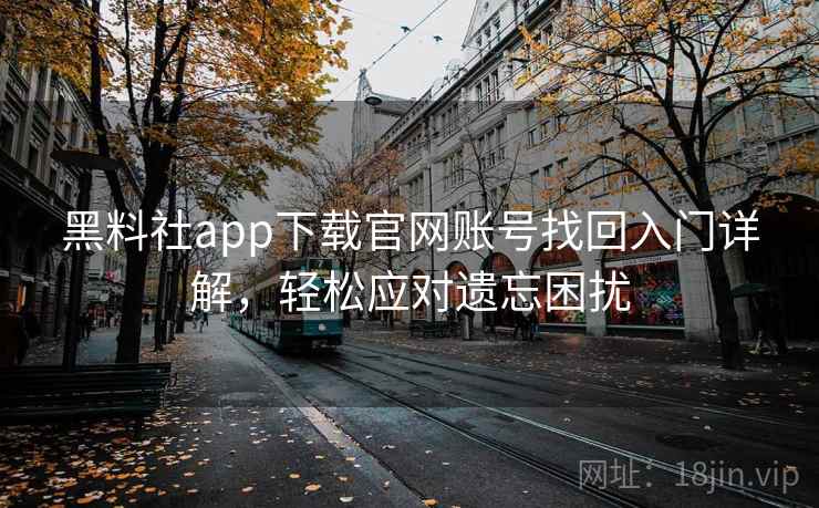 黑料社app下载官网账号找回入门详解,轻松应对遗忘困扰 黑料社app下载官网账号找回入门详解,轻松应对遗忘困扰